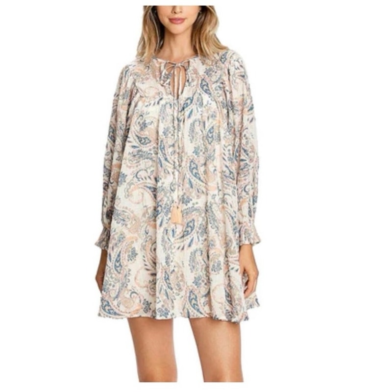 Flying Tomato Paisley Boho Dress Size Medium